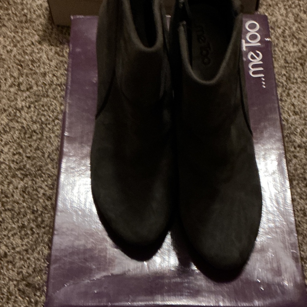 Grey  Suede Ankle Boots